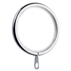 Dunelm Pack Of 6 Lined Metal Curtain Rings Dia. 28mm