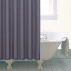Dunelm Waffle Shower Curtain
