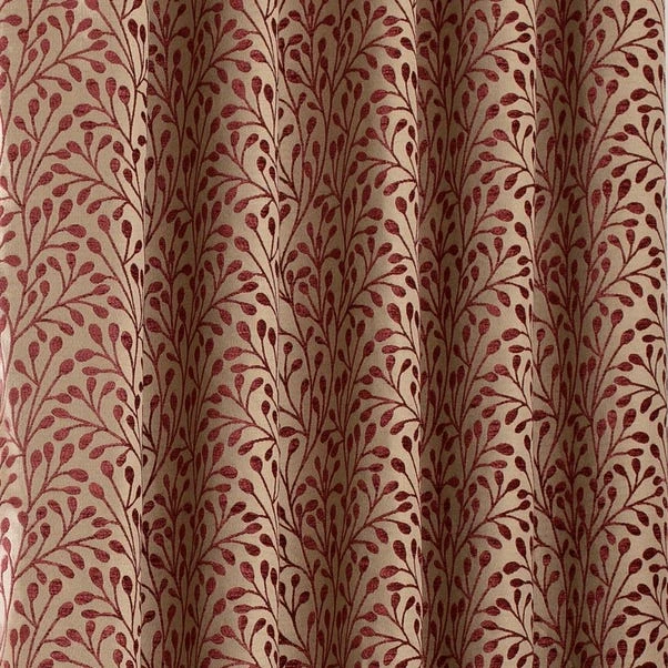 Luxury Collection Willow Red Eyelet Curtains 5 Luxury Collection Willow Red Eyelet Curtains - Image 3