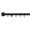 Dunelm Satina Extendable Matte Black Curtain Pole Dia. 25/28mm 2 Dunelm Satina Extendable Matte Black Curtain Pole Dia. 25/28mm -Dunelm Shop 30214453