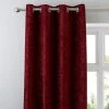 Luxury Collection Chenille Wine Eyelet Curtains 2 Luxury Collection Chenille Wine Eyelet Curtains -Dunelm Shop 30236339