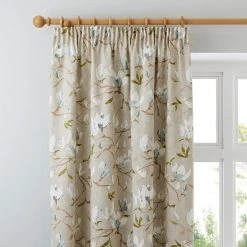 Luxury Collection Magnolia Green Pencil Pleat Curtains