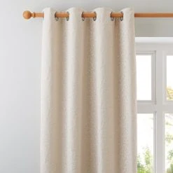 Luxury Collection Willow Ivory Eyelet Curtains