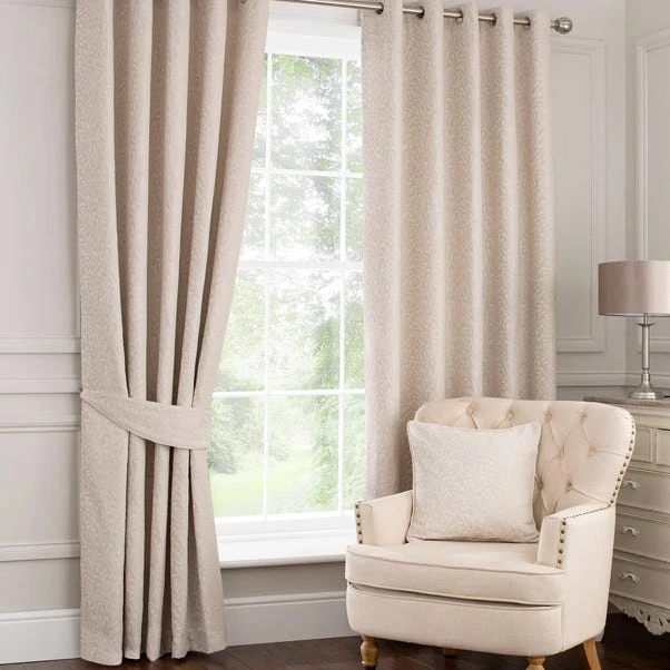 Luxury Collection Willow Ivory Eyelet Curtains 4 Luxury Collection Willow Ivory Eyelet Curtains - Image 2
