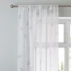 Dunelm Laura Grey Single Slot Top Voile Panel 1 Dunelm Laura Grey Single Slot Top Voile Panel -Dunelm Shop 30248662