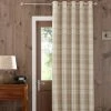 Dunelm Highland Check Natural Eyelet Door Curtain 1 Dunelm Highland Check Natural Eyelet Door Curtain -Dunelm Shop 30262387