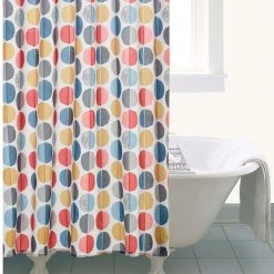 Elements Circle Shower Curtain