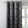 5A Fifth Avenue Bergen Charcoal Velour Eyelet Curtains 1 5A Fifth Avenue Bergen Charcoal Velour Eyelet Curtains -Dunelm Shop 30273752