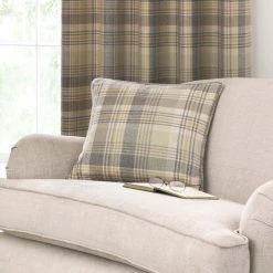 Luxury Collection Finley Check Green Eyelet Curtains 10 Luxury Collection Finley Check Green Eyelet Curtains -Dunelm Shop 30277484 alt07