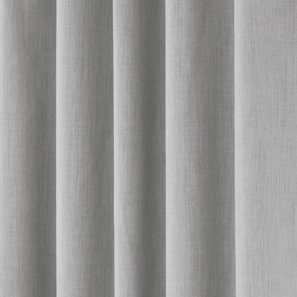 Dunelm Solar Grey Blackout Eyelet Curtains 5 Dunelm Solar Grey Blackout Eyelet Curtains - Image 3