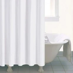 Dunelm Seersucker Shower Curtain