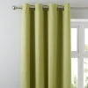 Dunelm Tyla Green Blackout Eyelet Curtains 1 Dunelm Tyla Green Blackout Eyelet Curtains -Dunelm Shop 30437696