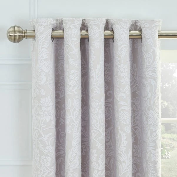 Dorma Winchester Grey Blackout Eyelet Curtains 3 Dorma Winchester Grey Blackout Eyelet Curtains