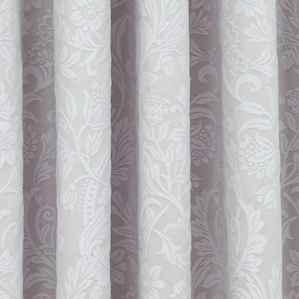 Dorma Winchester Grey Blackout Eyelet Curtains 5 Dorma Winchester Grey Blackout Eyelet Curtains - Image 3