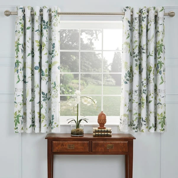 Dorma Botanical Garden Blackout Eyelet Curtains 4 Dorma Botanical Garden Blackout Eyelet Curtains - Image 2