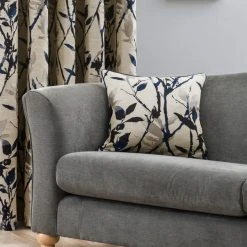 Dunelm Zen Jacquard Blue Pencil Pleat Curtains 10 Dunelm Zen Jacquard Blue Pencil Pleat Curtains -Dunelm Shop 30563299 alt07
