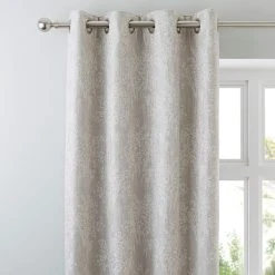 Luxury Collection Adrianna Natural Eyelet Curtains