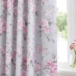 Dunelm Rosemont Grey Blackout Eyelet Curtains 9 Dunelm Rosemont Grey Blackout Eyelet Curtains -Dunelm Shop 30566547 alt03