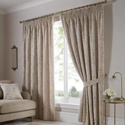 Dunelm Alderly Natural Pencil Pleat Curtains 10 Dunelm Alderly Natural Pencil Pleat Curtains -Dunelm Shop 30567689 alt03