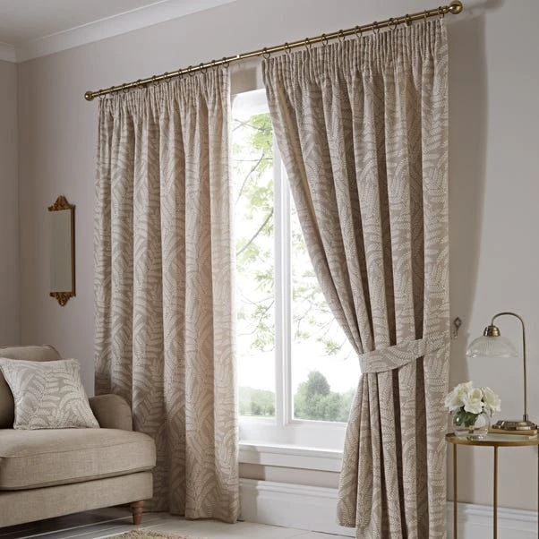 Dunelm Alderly Natural Pencil Pleat Curtains 6 Dunelm Alderly Natural Pencil Pleat Curtains - Image 4