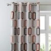 Elements Dahl Rust Eyelet Curtains -Dunelm Shop 30583601