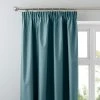 Dunelm Nova Teal Blackout Pencil Pleat Curtains 2 Dunelm Nova Teal Blackout Pencil Pleat Curtains -Dunelm Shop 30618318
