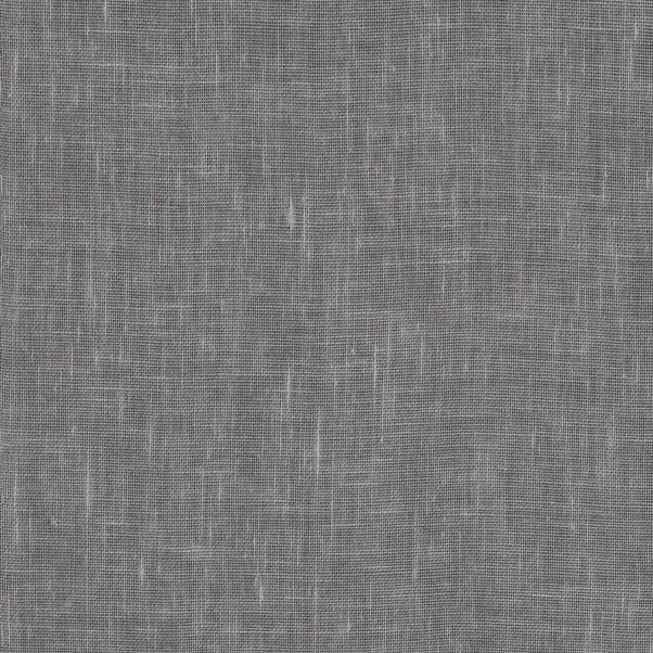 Dunelm Halden Grey Eyelet Voile Panel 5 Dunelm Halden Grey Eyelet Voile Panel - Image 3