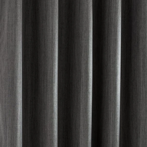 Dunelm Solar Slate Blackout Eyelet Curtains 5 Dunelm Solar Slate Blackout Eyelet Curtains - Image 3