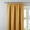 Dunelm Solar Mustard Blackout Pencil Pleat Curtains 2 Dunelm Solar Mustard Blackout Pencil Pleat Curtains -Dunelm Shop 30629938