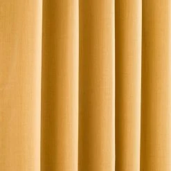 Dunelm Solar Mustard Blackout Pencil Pleat Curtains 10 Dunelm Solar Mustard Blackout Pencil Pleat Curtains -Dunelm Shop 30629938 alt02