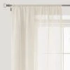 Dunelm Boucle Cream Slot Top Voile Panel 1 Dunelm Boucle Cream Slot Top Voile Panel -Dunelm Shop 30629969