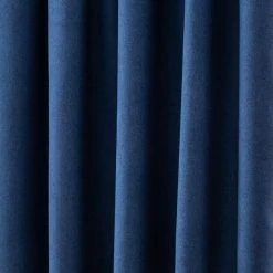 Dunelm Luna Brushed Navy Blackout Pencil Pleat Curtains 9 Dunelm Luna Brushed Navy Blackout Pencil Pleat Curtains -Dunelm Shop 30631933 alt02