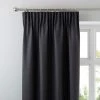 Dunelm Jennings Charcoal Thermal Pencil Pleat Curtains -Dunelm Shop 30632489