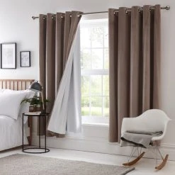 Dunelm Thermal Eyelet Curtain Linings
