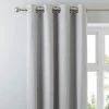 Dunelm Luna Brushed Dove Grey Blackout Eyelet Curtains -Dunelm Shop 30634845