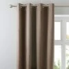 Dunelm Luna Brushed Mocha Blackout Eyelet Curtains 1 Dunelm Luna Brushed Mocha Blackout Eyelet Curtains -Dunelm Shop 30634854