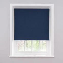 Dunelm Luna Navy Blackout Roller Blind -Dunelm Shop 30643205 alt04