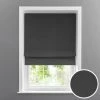 Dunelm Linen Mix Charcoal Blackout Roman Blind 2 Dunelm Linen Mix Charcoal Blackout Roman Blind -Dunelm Shop 30646056