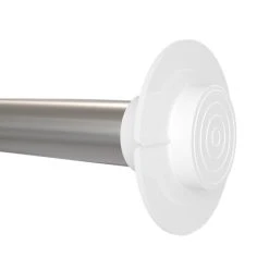 Dunelm Easy Fit 60 Second Satin Silver Extendable Tension Curtain Pole Dia. 19/22mm -Dunelm Shop 30648654 alt04