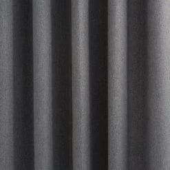 Dunelm Luna Brushed Charcoal Blackout Eyelet Door Curtain 9 Dunelm Luna Brushed Charcoal Blackout Eyelet Door Curtain -Dunelm Shop 30648973 alt02