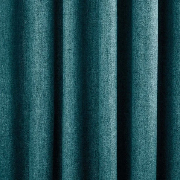 Dunelm Jennings Peacock Thermal Eyelet Curtains 5 Dunelm Jennings Peacock Thermal Eyelet Curtains - Image 3
