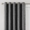Dunelm Chenille Grey Thermal Eyelet Door Curtain 1 Dunelm Chenille Grey Thermal Eyelet Door Curtain -Dunelm Shop 30649588