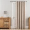 Dunelm Chenille Cream Thermal Eyelet Door Curtain 1 Dunelm Chenille Cream Thermal Eyelet Door Curtain -Dunelm Shop 30649592