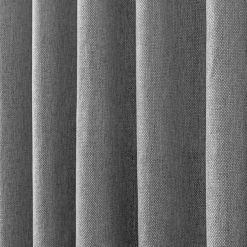 Luxury Collection Oxford Dove Grey Chenille Eyelet Curtains -Dunelm Shop 30649650 alt02