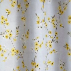 Dunelm Alisha Yellow Blackout Eyelet Curtains 9 Dunelm Alisha Yellow Blackout Eyelet Curtains -Dunelm Shop 30655695 alt02