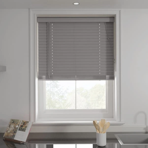 Dunelm Charcoal 50mm Slats Venetian Blind 3 Dunelm Charcoal 50mm Slats Venetian Blind