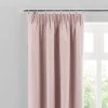 Dunelm Luna Brushed Blush Blackout Pencil Pleat Curtains 2 Dunelm Luna Brushed Blush Blackout Pencil Pleat Curtains -Dunelm Shop 30660036