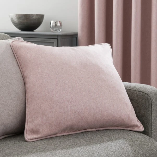 Dunelm Luna Brushed Blush Blackout Pencil Pleat Curtains 8 Dunelm Luna Brushed Blush Blackout Pencil Pleat Curtains - Image 6