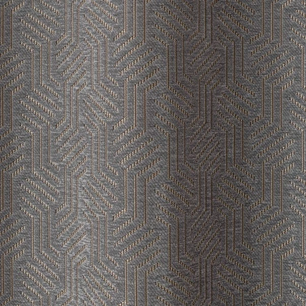 Luxury Collection Abstract Chenille Dove Grey Eyelet Curtains 5 Luxury Collection Abstract Chenille Dove Grey Eyelet Curtains - Image 3