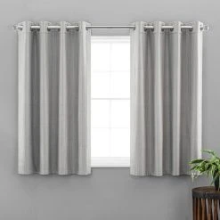 Dunelm Neptune Textured Grey Blackout Eyelet Curtains 12 Dunelm Neptune Textured Grey Blackout Eyelet Curtains -Dunelm Shop 30668975 alt05